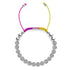 Cristal blanc d'hiver | Argent x Spectre | Bracelet Kikiballa